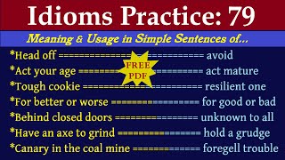 Idioms  Meaning with Examples  English Made Easy  phrasalverbs fluentenglish idiomsandphrases [upl. by Alfred]