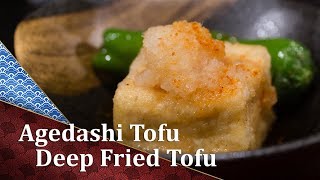 Agedashi Tofu  Deep Fried Tofu  Cooking Japanese Recipe [upl. by Yral]