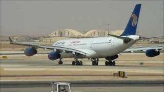 Egyptair  The Horus at King Khalid International Airport [upl. by Redfield636]