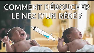 Comment déboucher le nez un bébé  La DRP [upl. by Maurilia]