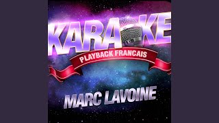 Jai Tout Oublié — Karaoké Playback Instrumental — Rendu Célèbre Par Marc Lavoine [upl. by Phyllis]