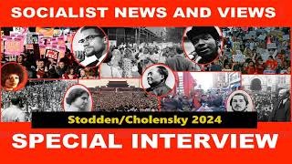 Socialist News amp Views William Stodden amp Stephanie Cholensky Interview [upl. by Ahsinrat13]