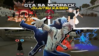 Download  Gta SA Modpack Jujutsu Kaisen ApkData Size 700MB Spesial Mod Gojo Mode Boss 🔥 [upl. by Brothers]