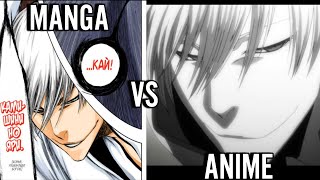 Gin Ichimaru VS Ichigo  Bankai Kamishini no Yari  Anime VS Manga [upl. by Notsej]