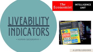 The 4 BEST Indicators to measure Liveability  A Level Geography 2024 [upl. by Castera342]