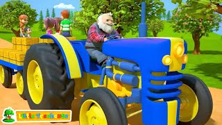 Roues sur le tracteur Comptines pour Enfants et Dessin Animé par Little Treehouse en Française [upl. by Franky473]