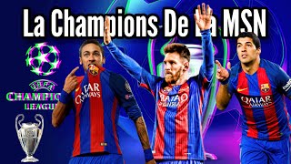 LA CHAMPIONS DE LA MSN BARCELONA 💙❤️ CAMPEÓN 🏆 2015 [upl. by Eiggep]