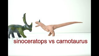 sinoceratops vs carnotaurus [upl. by Sexela]