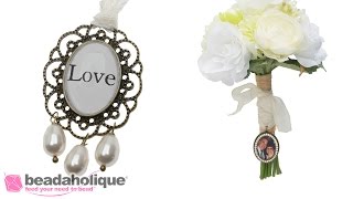 How to Make Bridal Bouquet Charms to Personalize Your Wedding [upl. by Leopold]