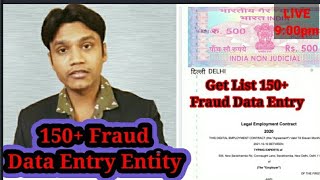 150 plus Fraud Data Entry Company Name Revealed Fraud Data Entry Job 150 entity exposed ersaurabh [upl. by Marline77]