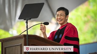 Maria Ressa delivers the Commencement Address  Harvard Commencement 2024 [upl. by Notgnirrac988]