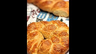 Tsoureki Greek Easter Bread Τσουρέκι [upl. by Adnalohs]