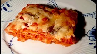 Lasagnes poulet amp 2 fromages  Lasagnes au poulet fromage bleu amp Gouda  Recette  139 [upl. by Esch189]