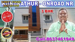 onroad nr  தடுக்கி விழுந்தா மெயின் ரோடு  Independent house for sale  kundrathur home foryou [upl. by Assirec945]