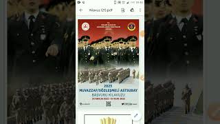 2023 yılı Jandarma Astsubay ASEM alımı başvuruları başladı [upl. by Hube]