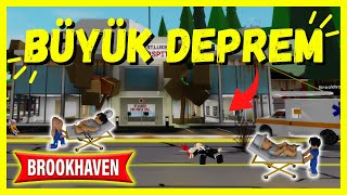 🌆BÜYÜK DEPREM🧑‍⚕️DOKTOR ECE İNSANLARI KURTARIYOR🤝ROBLOX Brookhaven RP🏡 [upl. by Eceryt]