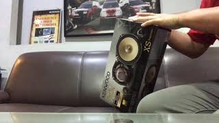 speaker kenwood kfc xs 1703 hi res audio unboxing [upl. by Ymerrej413]