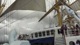 Star Clippers Royal Clipper Sails Up [upl. by Letizia]