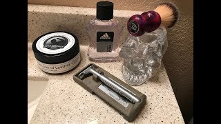 Adidas Pulse Aftershave Gillette Sensor Excel Wolf Whiskers Brush Skullbuster Soaps [upl. by Aehtla541]