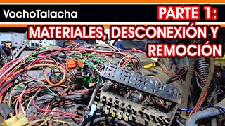 Aprende a recablear tu vocho PARTE 1 Materiales y remoción de cableado  VochoTalacha [upl. by Elyk]