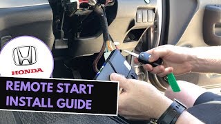 How To Install Remote Start Honda Factory Key in 10 Mins [upl. by Bonine]