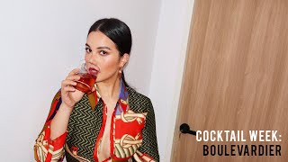 How To Make A Boulevardier  COCKTAIL WEEK  Sarah Huang Benjamin [upl. by Wincer609]