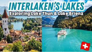 DISCOVERING INTERLAKENS LAKES What to do on Lake Brienz and Lake Thun  Travel Guide  Tips [upl. by Gavini]