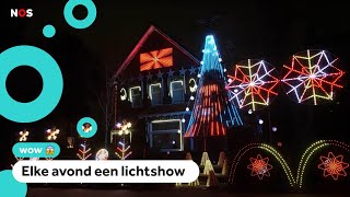 Saar en Abel hebben 8000 lichtjes op hun huis [upl. by Eerpud]