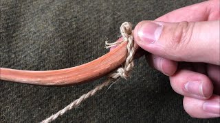 How to tie a Bowyers Knot [upl. by Ahsiat]