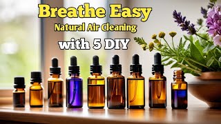 Breathe Easy Natural Air Cleaning with 5 DIYEssential Oil Hacks [upl. by Stefanac]