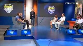 Mourinho e Berlusconi nel derby  Gnok Calcio Show  30082009 [upl. by Nuawtna]