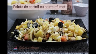 Salata de cartofi cu peste afumat [upl. by Gerianna]