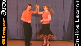 Modern Jive Basics 3  Linking a move Ceroc  Leroc style [upl. by Moshell]