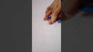 Free hand circle drawing without divider easycircledrawing drawingtechnique [upl. by Athallia]