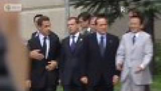 G8 Was Russian President Medvedev Drunk [upl. by Gnap]