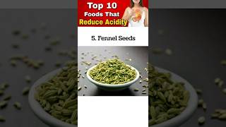 ✅ 10 Foods That Reduce Acidity  Acid reflux health [upl. by Charla]