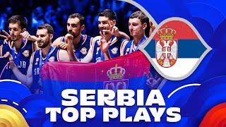 Serbias Top Plays 💥 at FIBA Basketball World Cup 2023 [upl. by Ahseit]