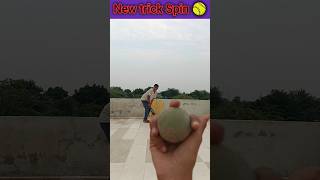 Cricket 🏏 bowling new trick Spin 🥎bowlingislife [upl. by Anwahsar]