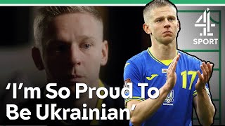 Oleksandr Zinchenkos Powerful Message To Ukraine Fans  Extended Interview  England v Ukraine [upl. by Odraccir]