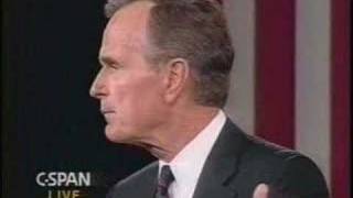 Clinton vs Bush in 1992 Debate [upl. by Peirce]