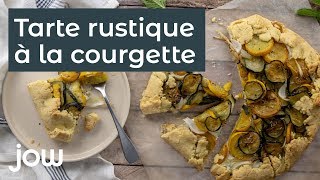 Recette de la tarte rustique courgette amp ricotta [upl. by Salvucci]