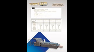 EMPALMADORA SEMIAUTOMATICA VEK1300EC [upl. by Mollie787]