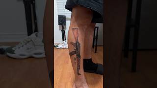 Ak47 tattoo ak47shorts tattoo [upl. by Aneleiram]