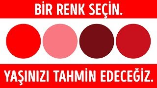 ZİHİNSEL YAŞINIZI ORTAYA ÇIKARACAK BİR RENK TESTİ [upl. by Lyall]