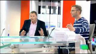 Matelas refroidissant chauffant Climsom sur RTBF [upl. by Swart]