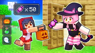 Using The TRICK OR TREAT Mod In Minecraft [upl. by Violet]