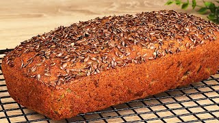 Kein Weißmehl nur Linsen Das beste glutenfreie zuckerfreie und hefefreie Brot in 5 Minuten [upl. by Turk]