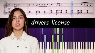 How to play piano part of Drivers License by Olivia Rodrigo [upl. by Ytak]