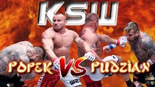 POPEK VS PUDZIAN  KSW 37  CAŁA WALKA  HD [upl. by Wyndham]