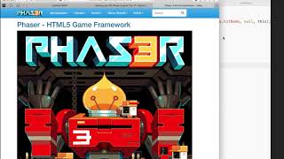 13 Phaser 3 tutorial Add GameOver Text [upl. by Tallbot]